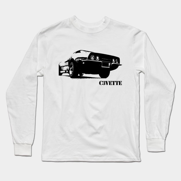 Corvette C3 Long Sleeve T-Shirt by hottehue